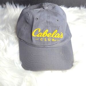 CABELA'S‎ CLUB Gray and Gold Baseball Hat OS